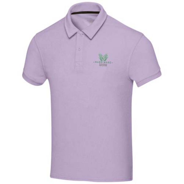Koszulka polo Akoya, unisex, z materiału frotte z recyklingu 230 g/m²