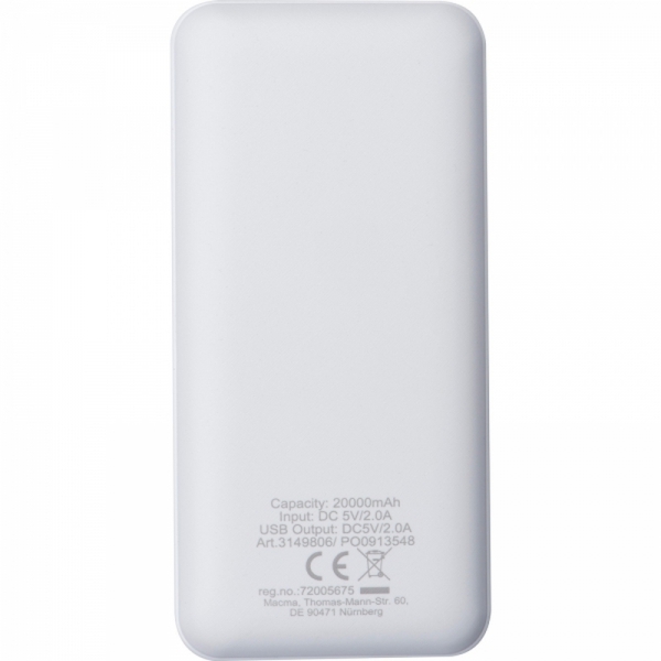 Power bank 20000 mAh FERDINANDO