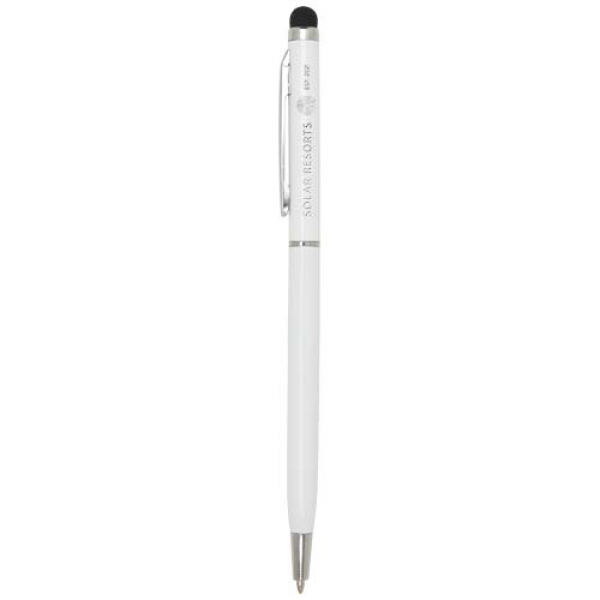 Ore aluminium ballpoint pen with stylus (blue ink)