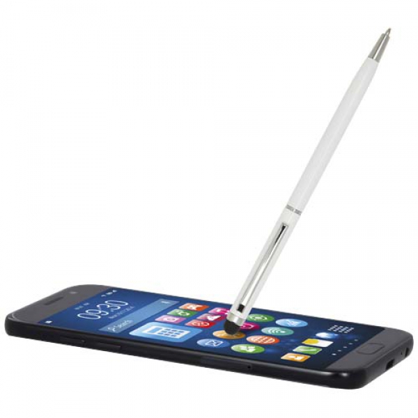 Ore aluminium ballpoint pen with stylus (blue ink)
