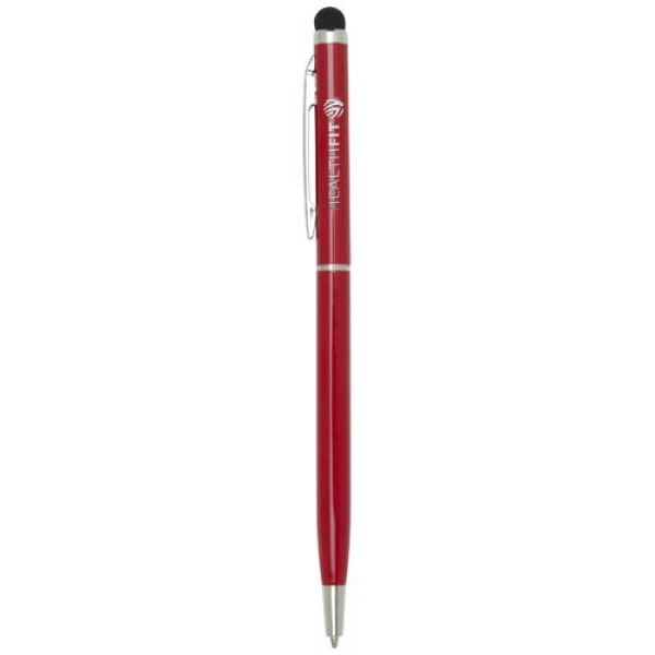 Ore aluminium ballpoint pen with stylus (blue ink)