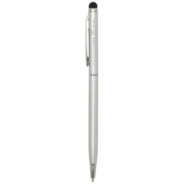 Ore aluminium ballpoint pen with stylus (blue ink)