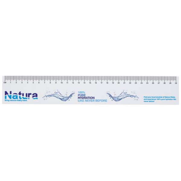 Sticky-Mate® recycled sticky notes with printed 30 cm ruler