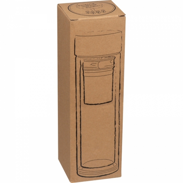 Butelka szklana termiczna 420 ml HENDRIK