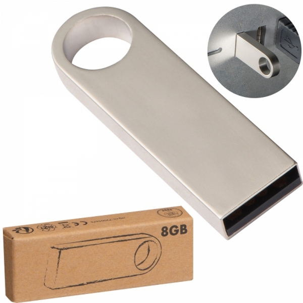 Pendrive metalowy 8GB 2.0 EDYTA