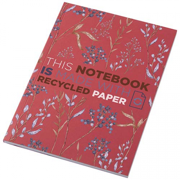 Notatnik A5 Novella Austen Colours z miękką okładką z materiału z recyklingu, 50 kartek