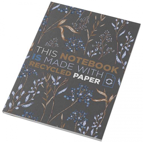 Notatnik A5 Novella Austen Colours z miękką okładką z materiału z recyklingu, 50 kartek
