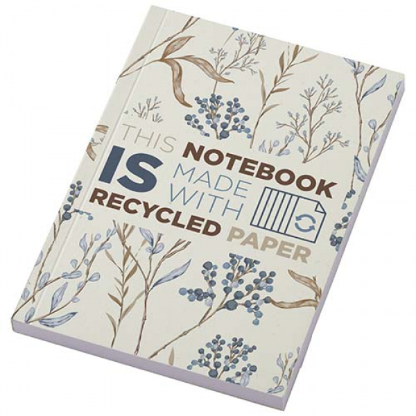 Notatnik A6 Novella Austen z miękkiej okładki z materiału z recyklingu, 100 kartek