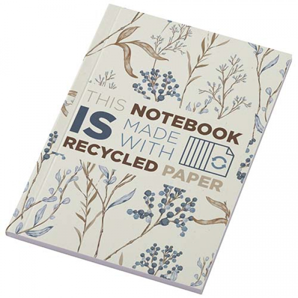 Notatnik A6 Novella Austen Colours z miękką okładką z materiału z recyklingu, 50 kartek