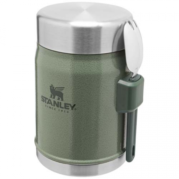 Słoik na żywność Stanley Legendary z łyżko-widelcem, o pojemności 400 ml