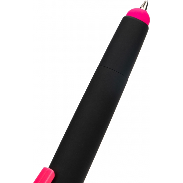 Długopis plastikowy z zakreślaczem touch pen EMMETT