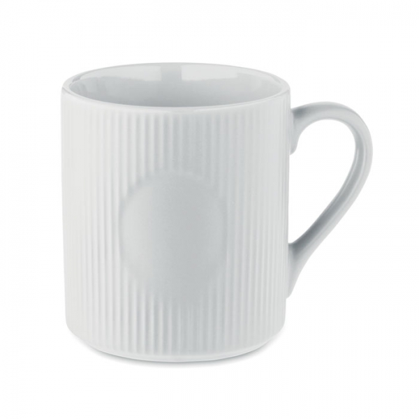 Kubek ceramiczny w prążki 340 m
