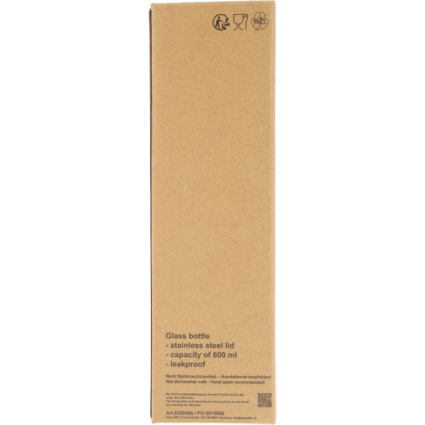 Butelka szklana ANTALYA 600 ml