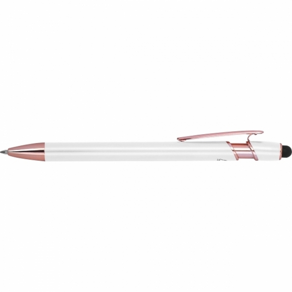 Długopis aluminiowy z recyklingu żelowy touch pen BELO HORIZONTE