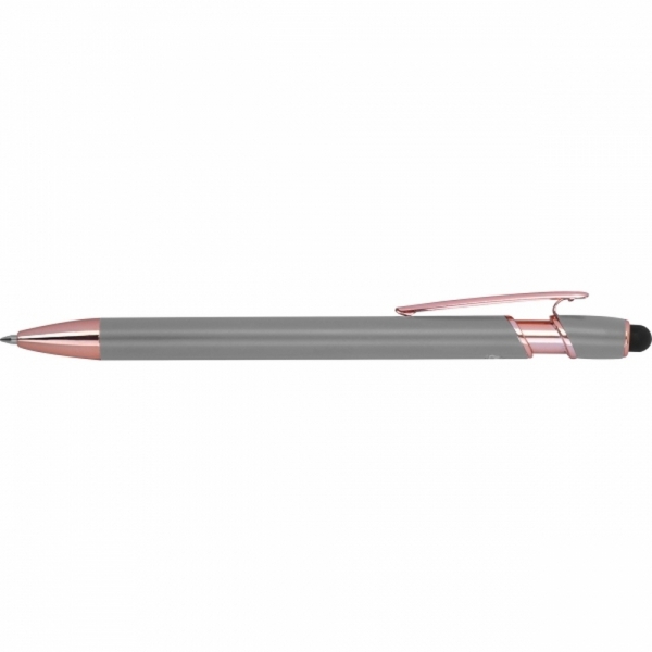 Długopis aluminiowy z recyklingu żelowy touch pen BELO HORIZONTE