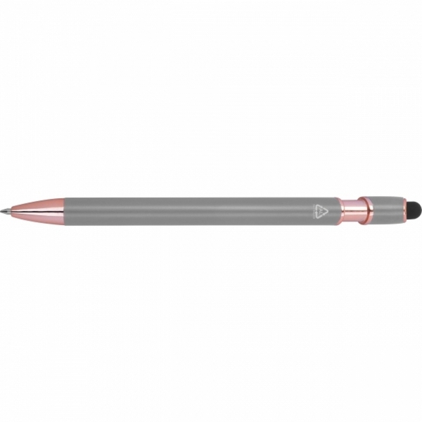 Długopis aluminiowy z recyklingu żelowy touch pen BELO HORIZONTE