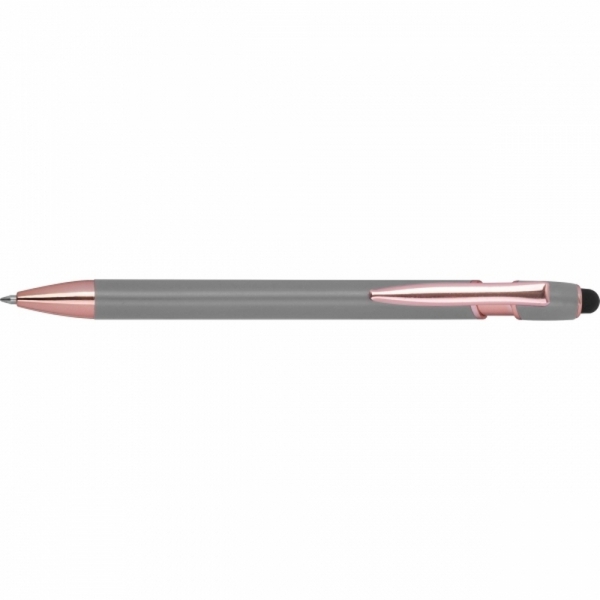 Długopis aluminiowy z recyklingu żelowy touch pen BELO HORIZONTE