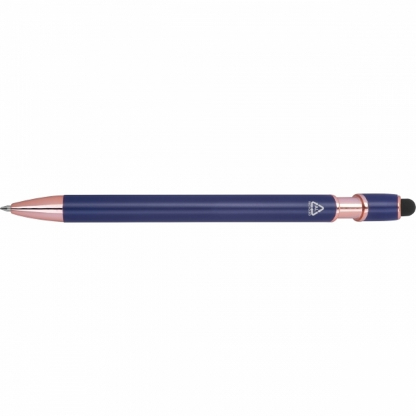 Długopis aluminiowy z recyklingu żelowy touch pen BELO HORIZONTE