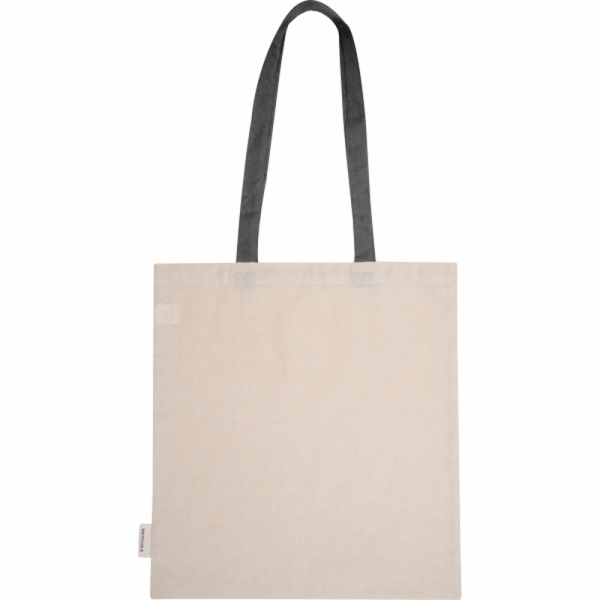 Torba bawełniana z długimi uszami, z recyklingu 140g/m2 CAMBRIDGE