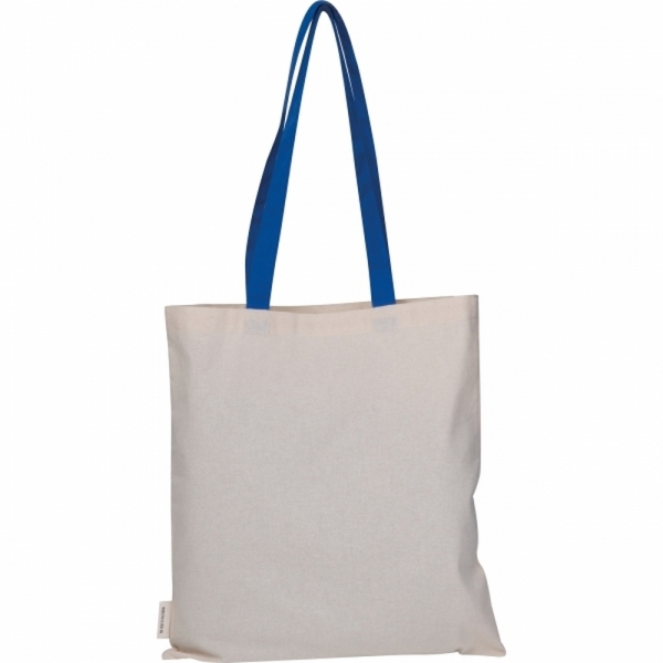 Torba bawełniana z długimi uszami, z recyklingu 140g/m2 CAMBRIDGE
