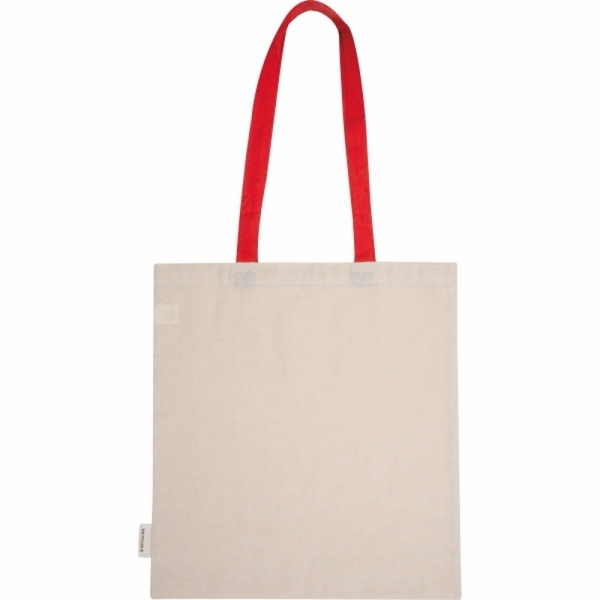 Torba bawełniana z długimi uszami, z recyklingu 140g/m2 CAMBRIDGE