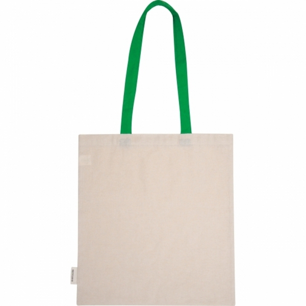 Torba bawełniana z długimi uszami, z recyklingu 140g/m2 CAMBRIDGE
