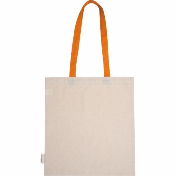 Torba bawełniana z długimi uszami, z recyklingu 140g/m2 CAMBRIDGE
