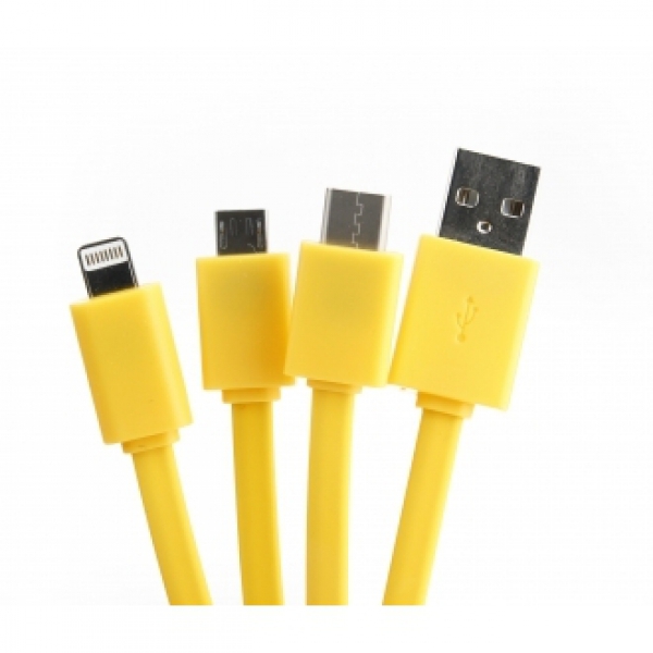 Kabel do ładowania 3w1 indywidualny kształt