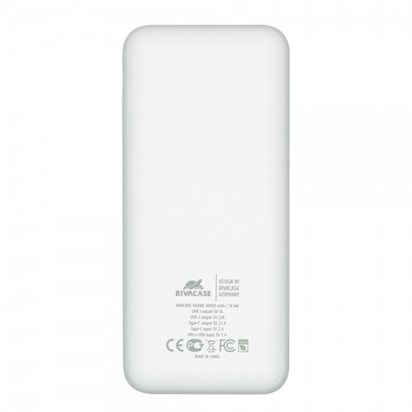 Power Bank VA2081 20000 mAh RIVACASE 20 000 mAh