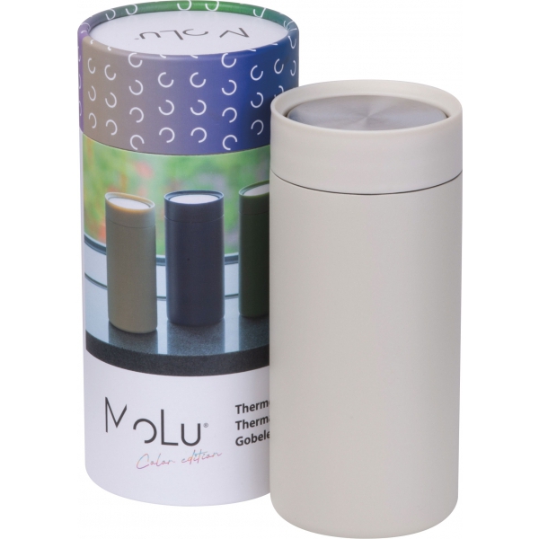 Kubek termiczny stalowy z recyklingu LE PORT MoLu 360 ml