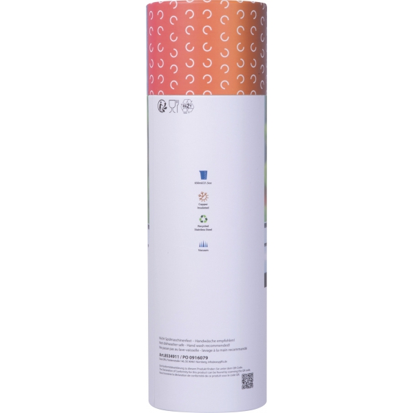 Butelka termiczna stalowa z recyklingu GRAND HAVEN MoLu 640 ml