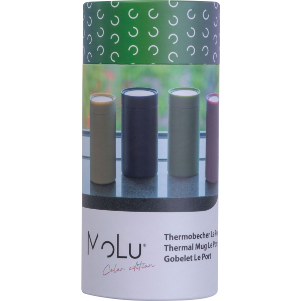 Kubek termiczny stalowy z recyklingu LE PORT MoLu 360 ml