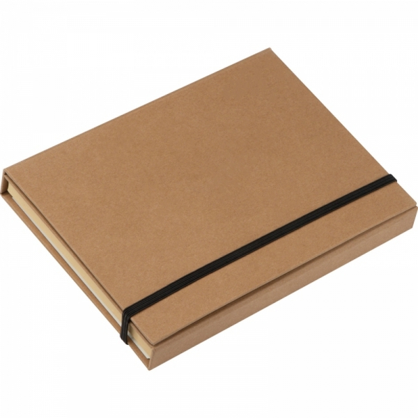Folder z notatnikiem w linie i przyborami do pisania CALVIN