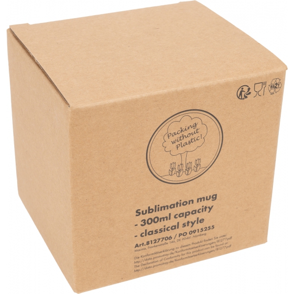 Kubek ceramiczny do sublimacji 300 ml SALVADOR