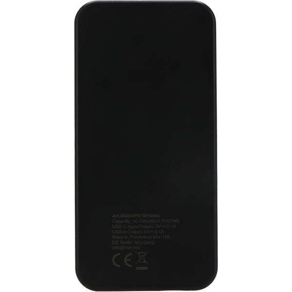 Power bank z ABS z recyklingu 10000 mAh PRESTON