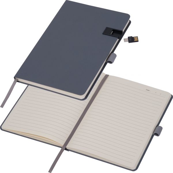 Notatnik A5 w linie z USB 16GB FRANCESCO