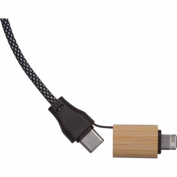 Kabel do szybkiego ładowania 4w1, 3m KRISTIN