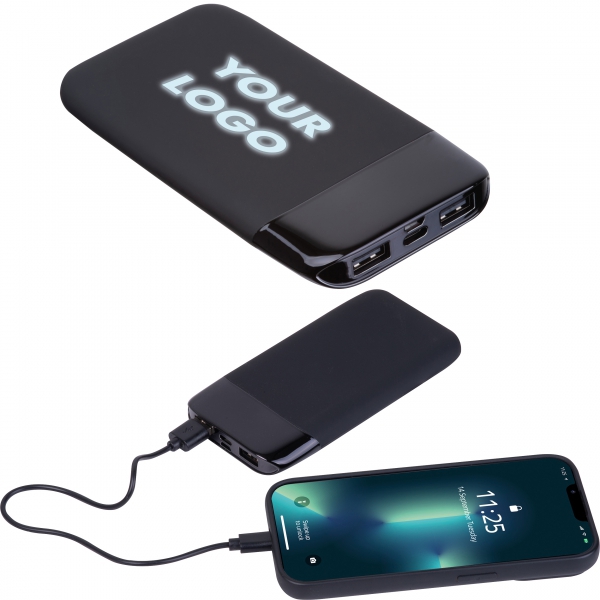 Power bank z podświetlanym logo 8000 mAh FLOYD