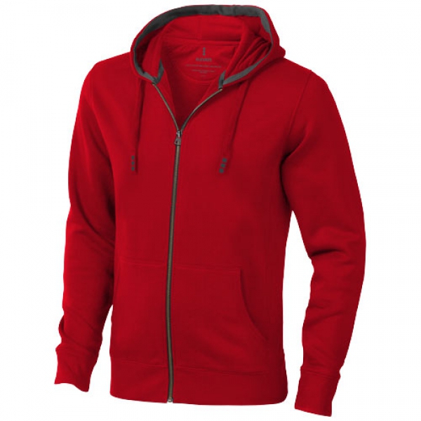 Unisex rozpinana bluza z kapturem Arora 300 g/m²