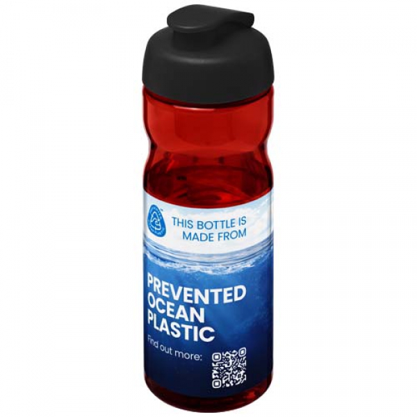 Bidon H2O Active® Eco POP Base o pojemności 650 ml z wieczkiem zaciskowym
