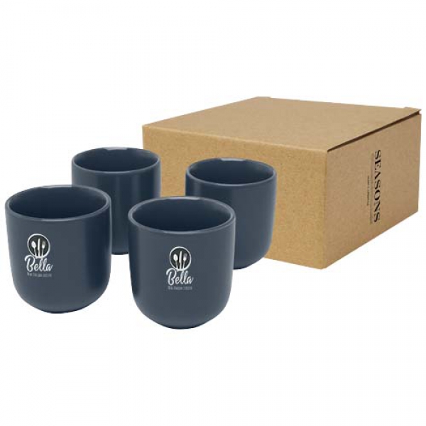 Male 4 sztuki, filiżanka do espresso o pojemności 90 ml 