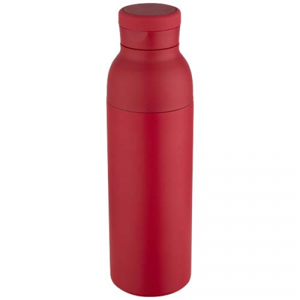 Illuminate butelka termiczna o pojemności 650 ml z podwójnymi ściankami, wykonana ze stali nierdzewnej z recyklingu z certyfi