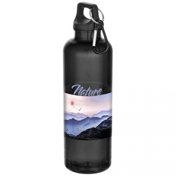 Oregon butelka na wodę o pojemności 750 ml z karabińczykiem wykonana z tworzyw sztucznych pochodzących z recyklingu z certyfi