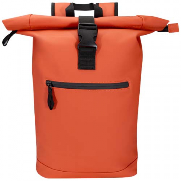 Resi Plus plecak na 15-calowego laptopa o pojemności 18 l z recyklingu, z certyfikatem GRS i zwijaną górną częścią