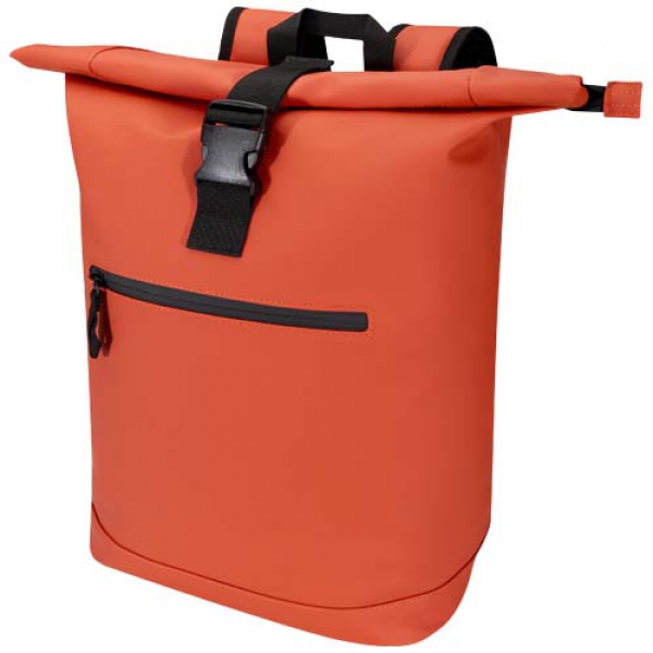 Resi Plus plecak na 15-calowego laptopa o pojemności 18 l z recyklingu, z certyfikatem GRS i zwijaną górną częścią