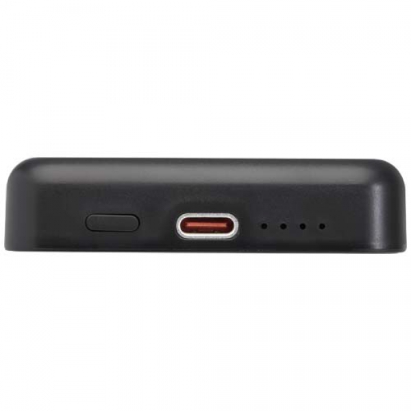 Acrab magnetyczny bezprzewodowy powerbank o pojemności 5000 mAh i mocy 15 W z technologią PD 20 W — wykonany z tworzyw sztycz