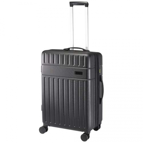 Rover rozszerzana walizka na kółkach z tworzyw sztucznych pochodzących z recyklingu na 24-calowego laptopa z certyfikatem GRS