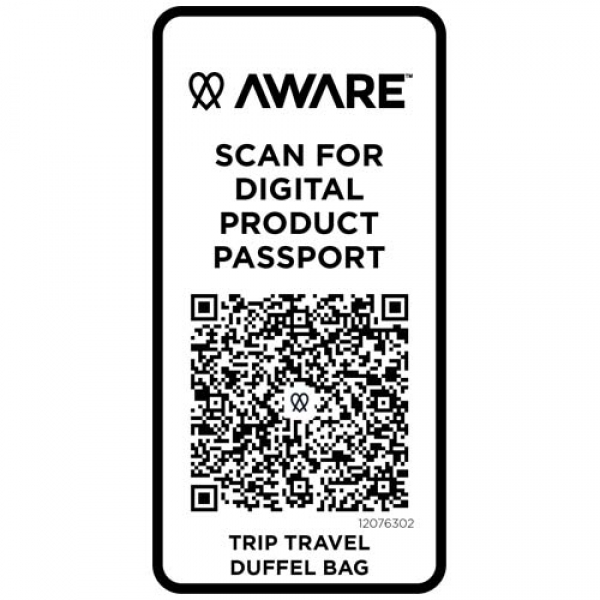 Trip Aware™, torba podróżna wykonana z materiałów z recyklingu, 42 l