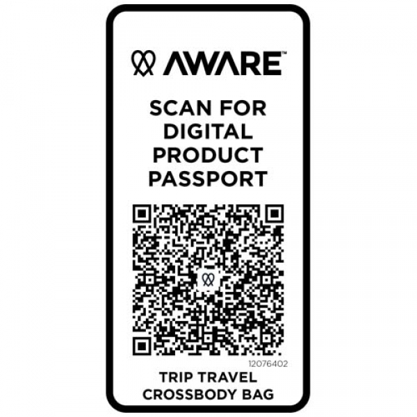 Trip Aware™, torba na ramię wykonana z materiałów z recyklingu, 1 l