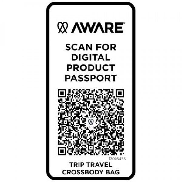 Trip Aware™, torba na ramię wykonana z materiałów z recyklingu, 1 l
